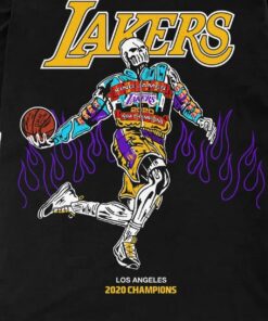 Warren Lotas NBA Lakers 2020 Champions Tshirt Hoodie Crewneck Sweatshirt Reprinted Full Color Full Size Gifts for NBA Fans