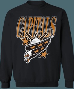 Washington Capitals EAGLE 06 Retro NHL Crewneck Sweatshirt Hoodie Shirt Gifts for Fans