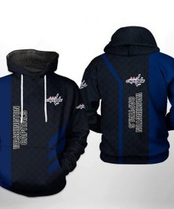 Washington Capitals Nhl 3D All Over Print Zip Up Hoodie Option