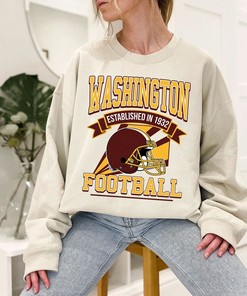 Washington Football Team Sweatshirt, Retro Washington Football Crewneck Sweatshirt, American Football Fan, NFL Shirt