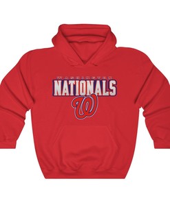 Washington Nationals Vintage 90's MLB Hoodie Sweatshirt Shirt Gifts for Fans