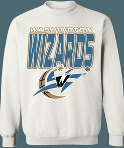 Washington Wizards 90's Retro NBA Crewneck Sweatshirt Hoodie Shirt Gifts for Fans