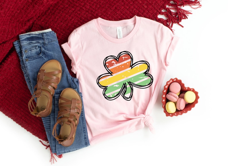 Watercolor Rainbow Flower Shirt, Valentines Day Shirts For Woman, Heart Shirt, Cute Valentine Shirt, Cute Valentine Tee, Valentines Day Gift - Image 3