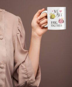 We Bee Long Together Mug, Bee Mug, Valentines Day Mug For Him Gift, Coffee Mug For Her, Valentine Mug Bee Gifts