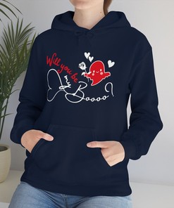 Will You Be My Boo Unisex Hoodie, Cute Romantic Gifts For Them, Valentine's Lovers T shirt