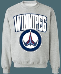Winnipeg Jets Atlanta Thrashers Vintage NHL Mash-Up Sweatshirt Hoodie Shirt Gifts for Fans