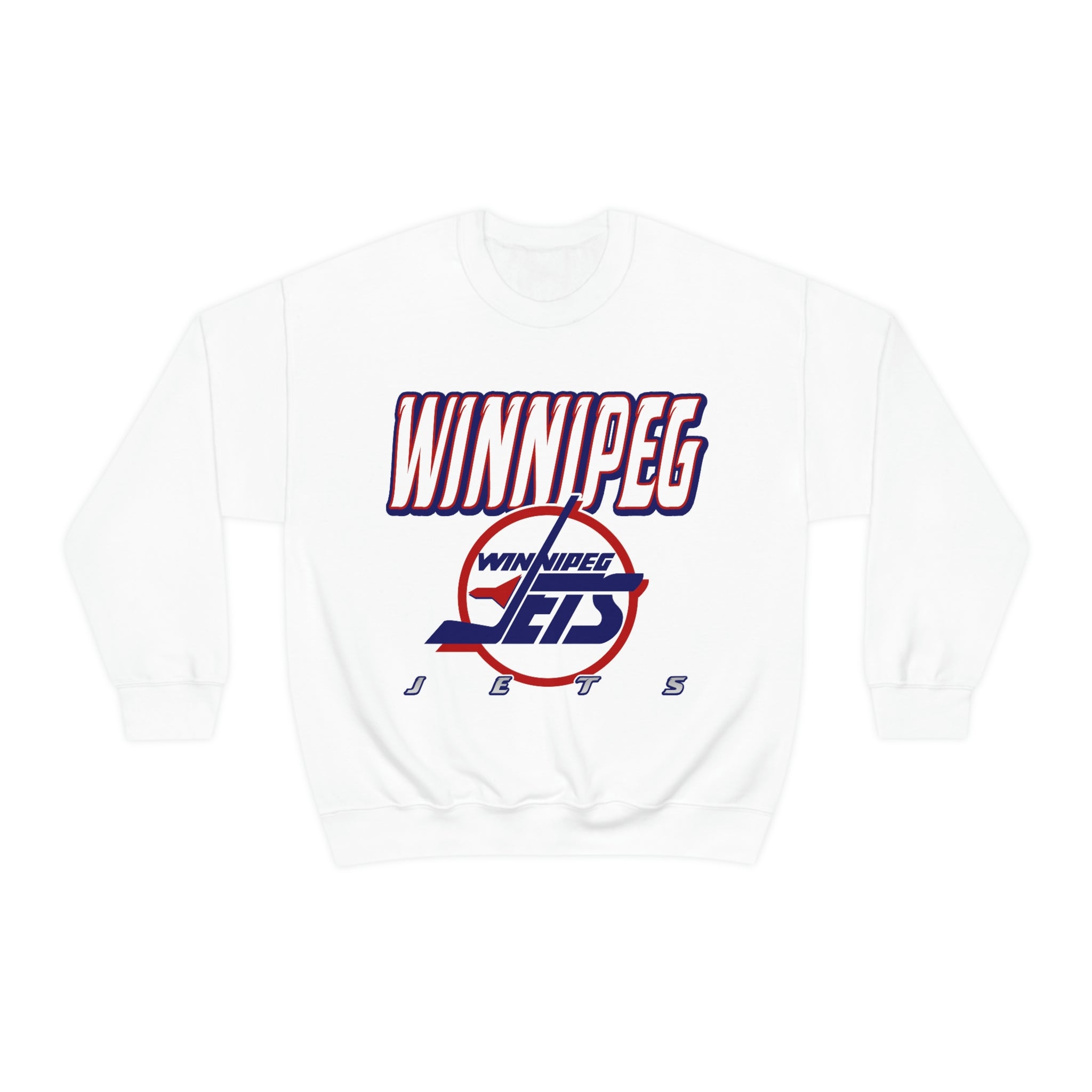Winnipeg Jets Vintage 1980's NHL Crewneck Sweatshirt Hoodie Shirt Gifts for Fans