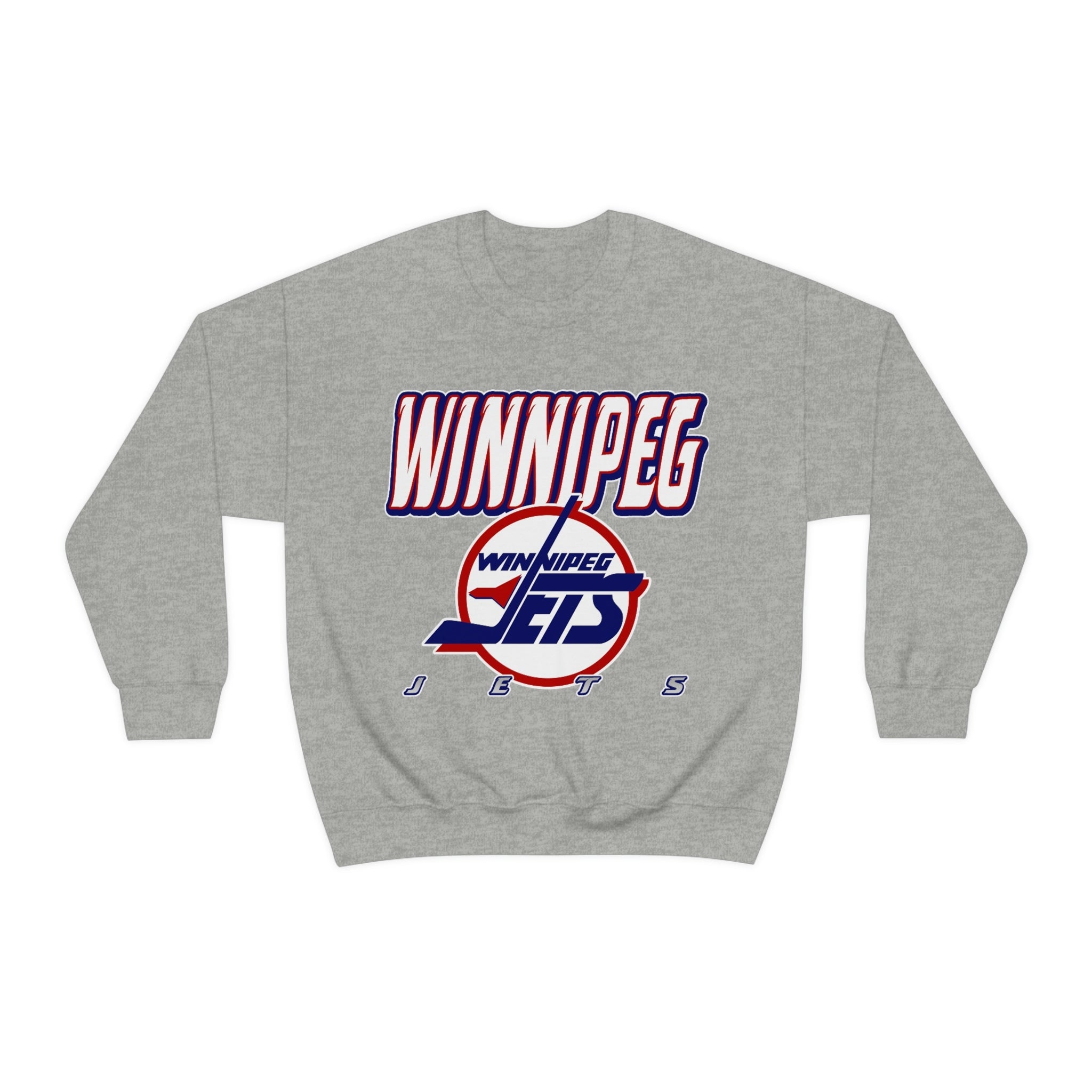 Winnipeg Jets Vintage 1980's NHL Crewneck Sweatshirt Hoodie Shirt Gifts for Fans - Image 2