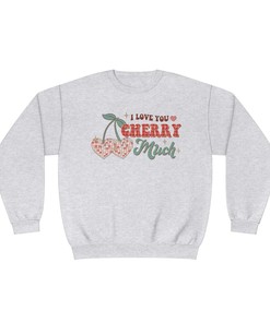 Womans Valentines Day Sweatshirt, Valentines Day Coffee Sweatshirt, Valentine Crewneck Sweatshirt