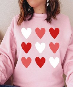 Women's Valentine's Day Sweatshirt: Heart and Gift-Worthy