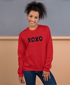 Xoxo Valentine's Day Sweatshirt, Love Shirt, Women's Sweatshirt, Fun Valentine Sweatshirt, Unisex Sweatshirt