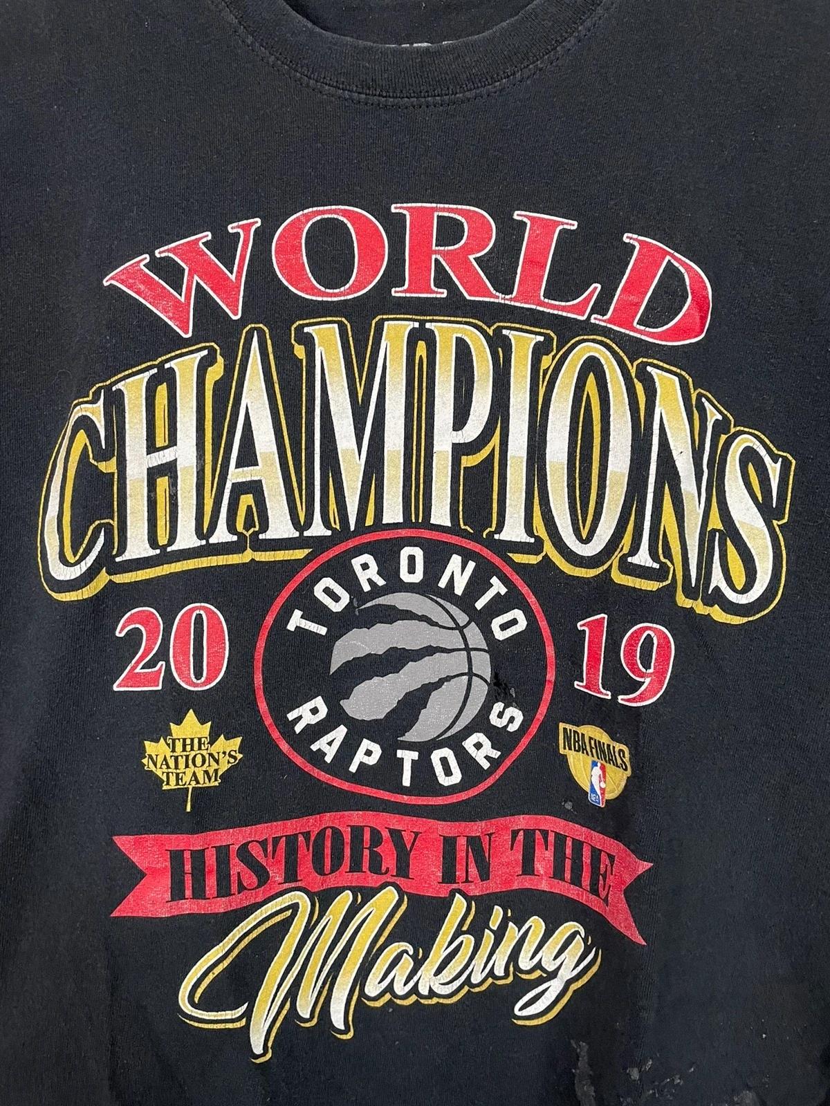 Y2K NBA 2019 Toronto Raptors NBA Finals Champions Tshirt Sweatshirt Hoodie Crewneck Sweatshirt Pullover Reprinted Full Color Full Size Gifts for NBA Fans