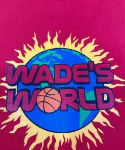 Y2K Vintage Style NBA Miami Heat Wades World Converse Promo Tshirt Hoodie Crewneck Sweatshirt Reprinted Full Color Full Size Gifts for NBA Fans
