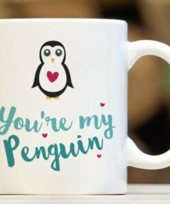 You Are My Penguin, I Love You Mug, Anniversary Gift, Valentines Mug, Romantic Gift, Penguin Mug
