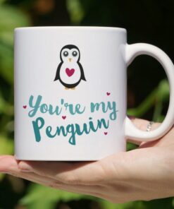 You Are My Penguin, I Love You Mug, Anniversary Gift, Valentines Mug, Romantic Gift, Penguin Mug