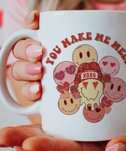 You Make Me Melt, You Make Me Melt Valentines Day, Valentines Day Mug, Retro Valentines Day Mug, Retro Vday Mug