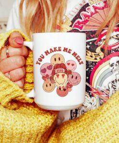 You Make Me Melt, You Make Me Melt Valentines Day, Valentines Day Mug, Retro Valentines Day Mug, Retro Vday Mug