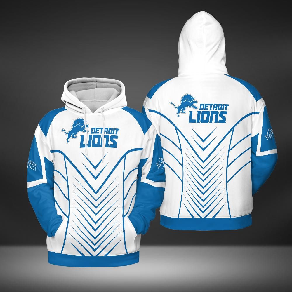 Detroit Lions Nfl Men And Women 3D All Over Print Zip Up Hoodie