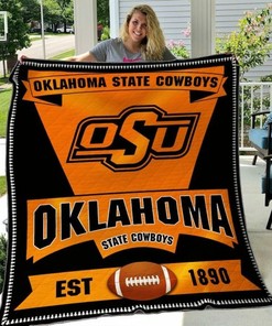 10 Ncaa Oklahoma State Cowboys Combined Quilt Blanket Bedding Set
