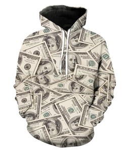100 Dollar Bill Money Cash Money Hoodie 3D