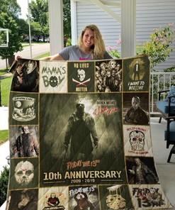 10th Anniversary Friday The 13th Collection Quilt Blanket Bedding Set
