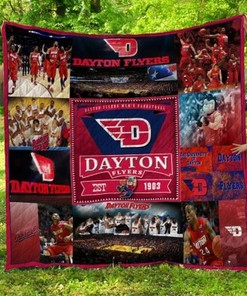 13 Ncaa Dayton Flyers Collection Collection Combined Quilt Blanket Bedding Set