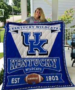 13 Ncaa Kentucky Wildcats Loved Quilt Blanket Bedding Set