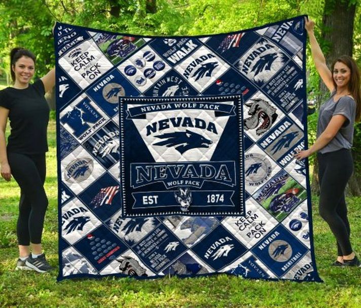 14 Ncaa Nevada Wolf Pack Collection Collected Collection Quilt Blanket Bedding Set