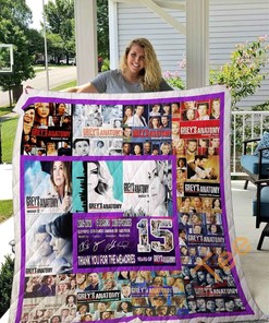 15 Years Of Grey's Anatomy Quilt Blanket Bedding Set
