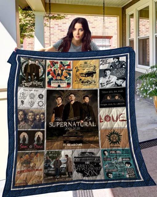 15 Years Of Supernaturals Quilt Blanket Bedding Set