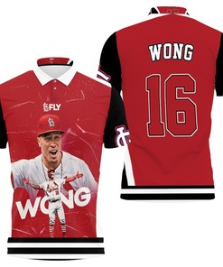 16 Kolten Wong St Louis Cardinals Polo Shirt All Over Print Shirt 3d T-shirt