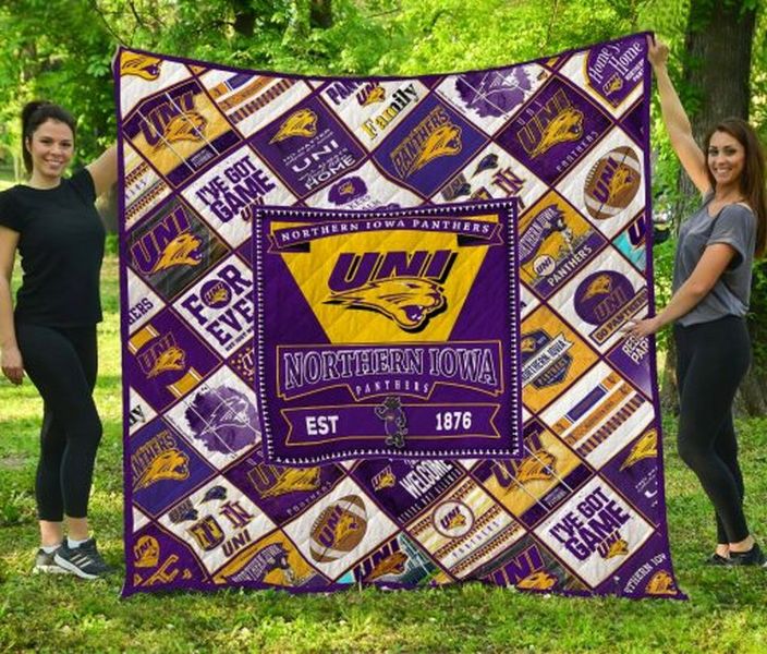 16 Ncaa Northern Iowa Panthers Collection Quilt Blanket Bedding Set