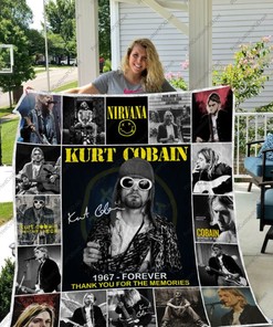 17-Forever Kurt Cobain Collection Quilt Blanket Bedding Set