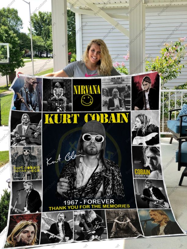 17-Forever Kurt Cobain Collection Quilt Blanket Bedding Set