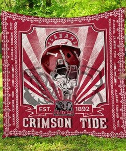 18 Ncaa Alabama Crimson Tide Collected Quilt Blanket Bedding Set