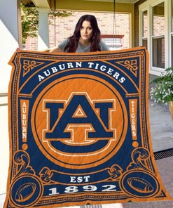 18 Ncaa Auburn Tigers Collection Quilt Blanket Bedding Set