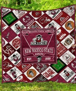 18 Ncaa New Mexico State Aggies Collection Quilt Blanket Bedding Set