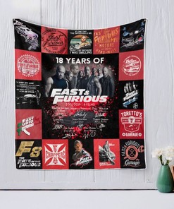 18 Years Of Fast and Farious Quilt Blanket Bedding Set