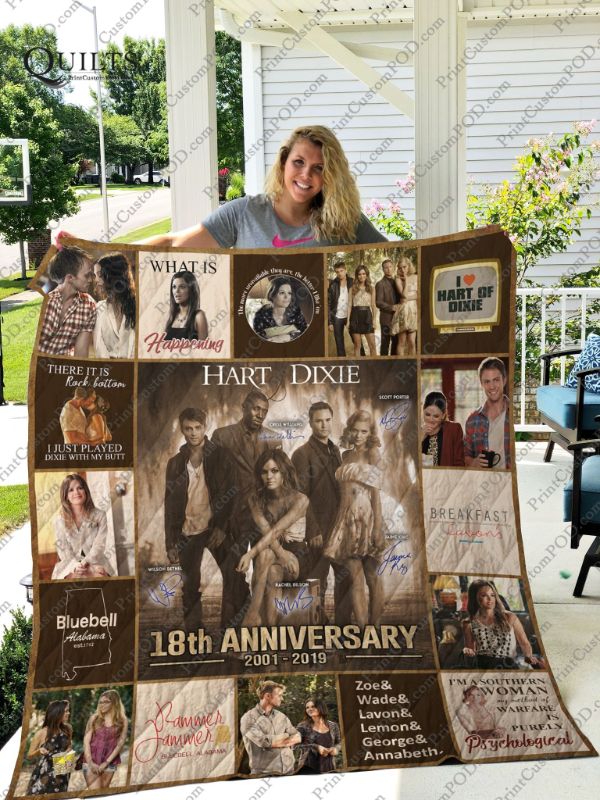 18th Anniversary Hart Of Dixie Quilt Blanket Bedding Set