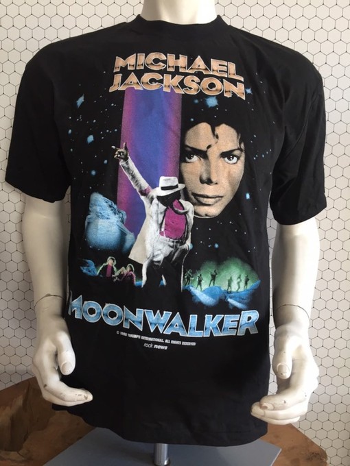 1988 Vintage Michael Jackson Moonwalker Tee Shirt Extremely Rare