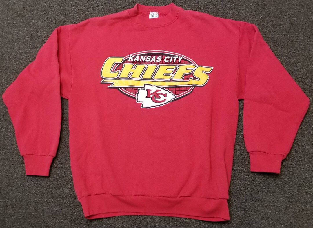 1990 Kansas city chiefs sweatshirt,90s chiefs sweatshirt,vintage chiefs sweatshirt