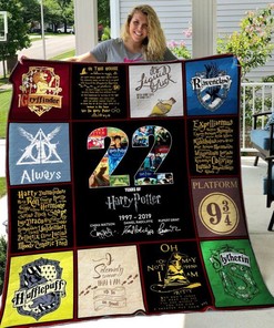 1997 - 2019 Harry Potter Collection Quilt Blanket