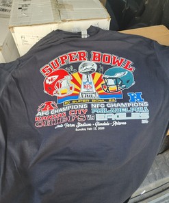 2023 Super Bowl Shirt Philadelphia Eagles VS Kansas City Chiefs T-Shirt