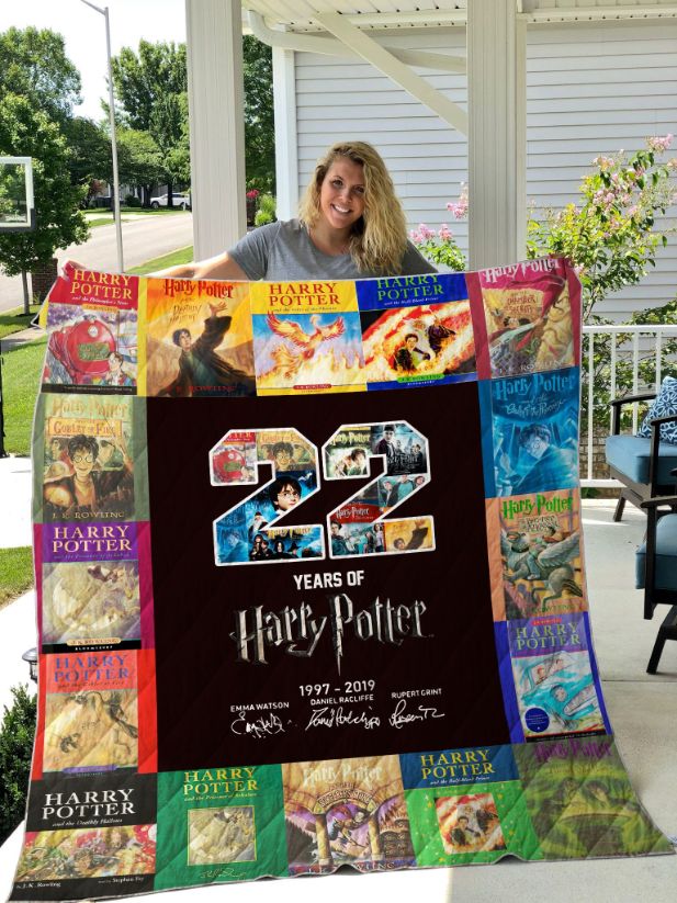 22 Years Of Harry Potter Combined Collection Quilt Blanket Bedding Set