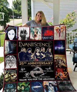 25 Year Of Evanescence Quilt Blanket Bedding Set