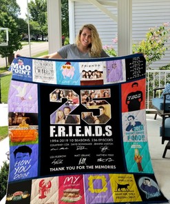 25 Years Of F.R.I.E.N.D.S Combined Quilt Blanket Bedding Set