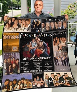 25th Years Of Friends Sitcom Quilt Blanket Bedding Set