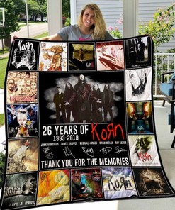 26 Years Of Korn Band 13-2019 Quilt Blanket Bedding Set