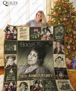 26th Anniversary Hocus Pocus Ver Quilt Blanket Bedding Set