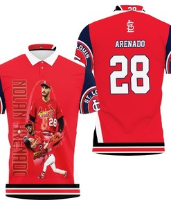 28 Arenado St Louis Cardinals Polo Shirt All Over Print Shirt 3d T-shirt